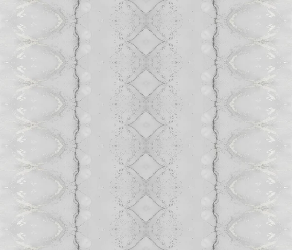 Grauer Texturdruck Graue Böhmische Textur Hell Gefärbtes Textil White Ink — Stockfoto