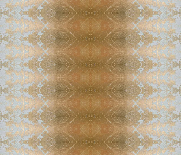 Tinta Batik Dourada Escova Grãos Ácida Impressão Brown Pattern Ácido — Fotografia de Stock