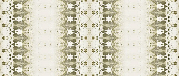 Beige Abstract Batik Roestige Inktborstel Bruine Etnische Kleurstof Lichte Geo — Stockfoto