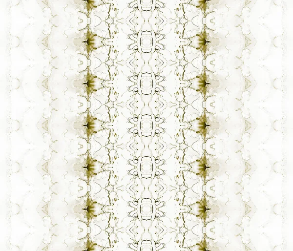 Sepia Bläckborste Guld Etnisk Batik Smutsiga Bläck Textil Ljusfärgade Batik — Stockfoto