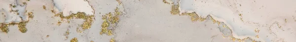 Мрамор Золотой Воды Желтый Восточный Фон Акварель Голубого Мрамора Неоновая — стоковое фото