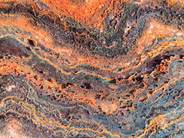 Старая Винтажная Ржавая Тарелка Металлическая Стальная Поверхность Коррозия Браун Гранж — стоковое фото