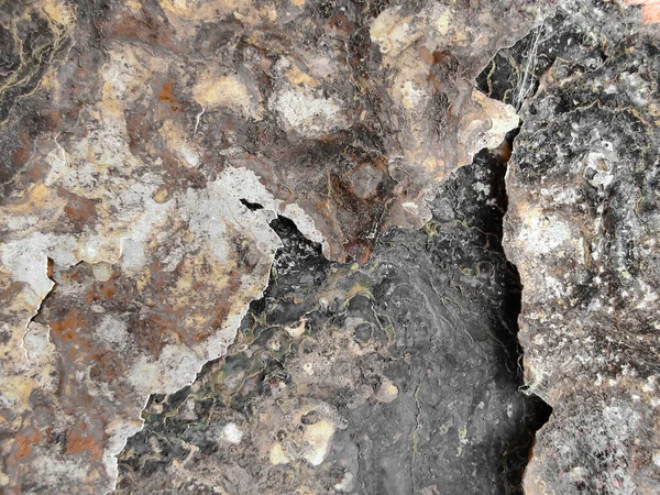 Braune Kupferstruktur Metallkorrosion Hintergrund Stahl Rost Hintergrund Dunkle Rostige Oberfläche — Stockfoto