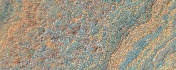 Metallvägg Bakgrund Rusty Rustic Paint Rust Red Vintage Metal Plate — Stockfoto