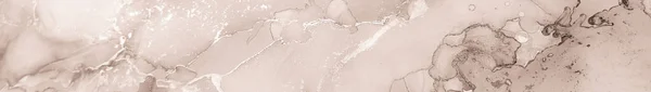 Marmo Inchiostro Alcolico Glitter Marmo Marrone Acquerello Sfondo Oro Dell — Foto Stock