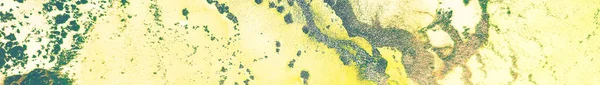 Neon Aquarell Marmor Vorhanden Goldtintenfarbe Neon Alcohol Ink Canvas Grüner — Stockfoto