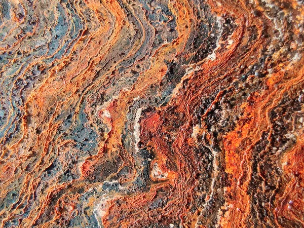 Steel Iron Rusty Surface Black Copper Corrosion Old Rustic Metal — Stok Foto