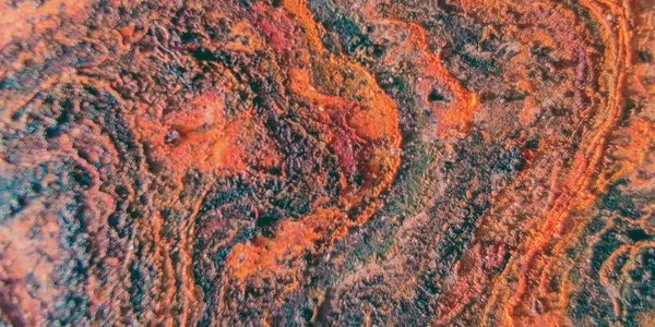 Сталевий Вінець Щит Іржі Metal Corrosion Background Структура Червоного Коппера — стокове фото
