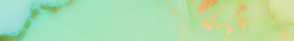 ネオンアルコールインクマーブル 現代の抽象的なテンプレート 緑の水の色の水彩 光エレガントなインクのテクスチャ ブルーアートペイント 青い水の色大理石 黄色のグラデーションの水彩 金の大理石の背景 — ストック写真