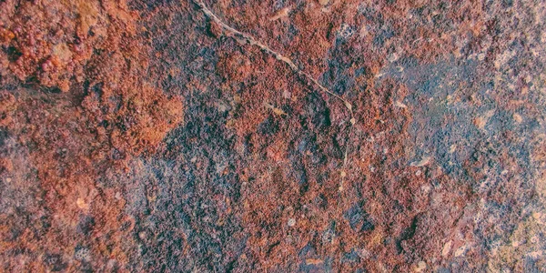 Velha Corrosão Cobre Estrutura Metálica Fundo Ferrugem Decadência Rústica Aço — Fotografia de Stock