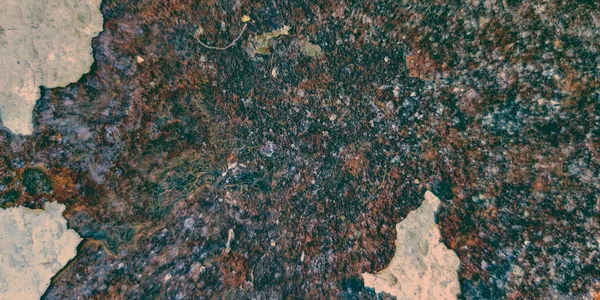 Σκουριασμένη Ρουστίκ Ραστ Παλιά Χάλκινη Διάβρωση Κόκκινο Αντίκα Λαμαρίνας Μαύρο — Φωτογραφία Αρχείου