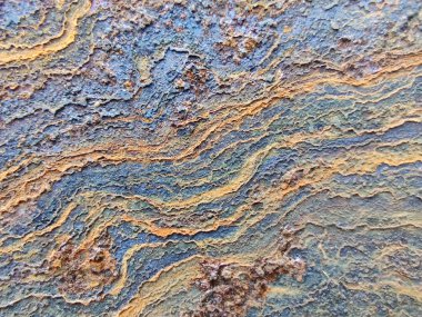 Kahverengi Grunge Yapısı. Metal Aşınma Arkaplanı. Metal Duvar Arkaplanı. Eski model paslı çarşaf. Kırmızı Bakır Yapı. Metal Kara Çelik Yüzey. Çelik Aşınma Arkaplanı. Paslı Rustik Pas.