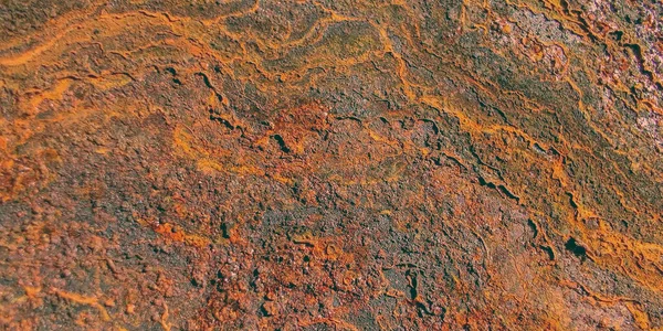 Çelik Aşınma Arkaplanı Paslı Demir Metal Doku Kahverengi Grunge Aşınması — Stok fotoğraf