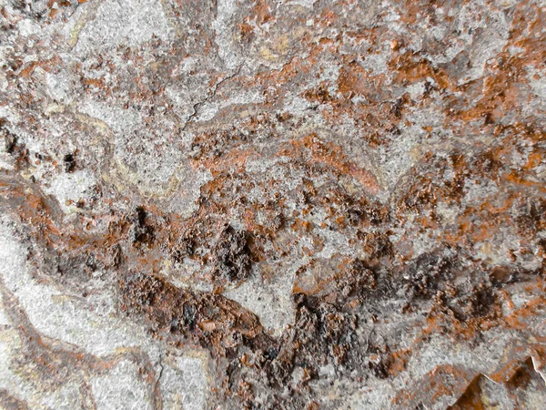 Eski Grunge Yapısı Kahverengi Bakır Aşınması Siyah Demir Paslı Doku — Stok fotoğraf