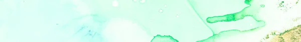 Niebieski Marmur Tuszem Alkoholowym Złota Farba Atramentowa Zielony Kolor Wody — Zdjęcie stockowe