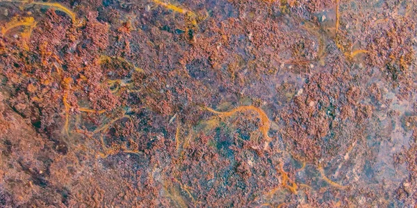 Rusty Vintage Sheet Rust Rusty Dark Steel Surface Steel Wall — Stock Photo, Image