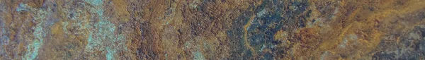 Rusty Wall Achtergrond Stalen Rustieke Verfroest Metal Panoramische Achtergrond Oude — Stockfoto
