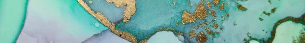 Neon Water Color Marble Guld Marmor Bakgrund Neon Alkohol Bläck — Stockfoto