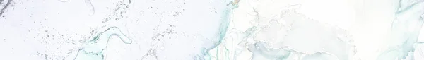 Niebieski Marmur Tuszem Alkoholowym Złoty Marmur Wodny Lekka Elegancka Faktura — Zdjęcie stockowe