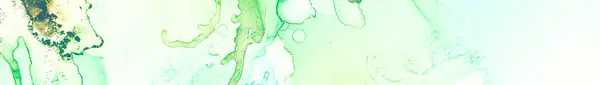 Мрамор Синего Цвета Воды Чернила Неонового Алкоголя Фон Чернил Желтого — стоковое фото