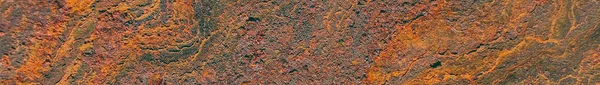 钢结构背景 金属墙背景 锈蚀背景 钢铁表面 褐色卷曲腐蚀 旧铜结构 生锈的古板锈菌 红色乡村金属油漆 — 图库照片