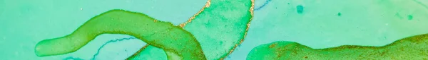 Złoty Marmur Wodny Niebieski Marmur Akwarela Lekki Elegancki Wzór Tuszu — Zdjęcie stockowe