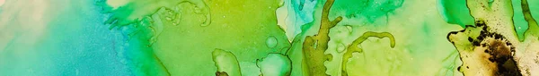 Neon Water Color Marmer Geel Abstract Aquarel Luxe Abstracte Template — Stockfoto