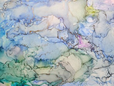 Pembe Alkol Mürekkebi Mermeri. Yeşil Mermer Suluboya. Bakır Alkol Mürekkep Suluboya. Altın Su Renkli Mermer. Altın Derece Arkaplan. Mavi Sanat Boyası. Hafif Zarif Parıltı. Lüks Soyut Ressamlık.