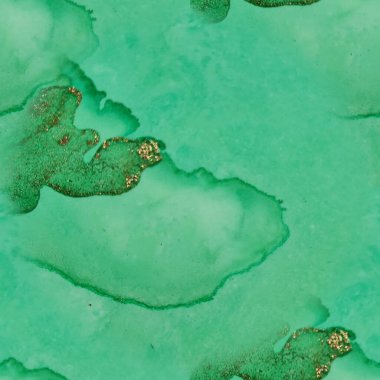 Altın rengi mermer. Kusursuz Folyo Geçmişi. Folil Mermer Suluboya. Yeşil Sanat Boyası. Lüks Alkol Mürekkebi Mermeri. Lüks, kusursuz şablon. Jeodot Kusursuz Tekrarlama. Metal Alkol Mürekkep Arkaplanı.