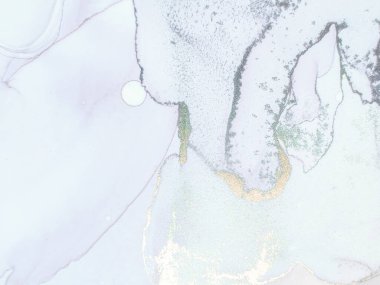 Altın Alkol Mürekkebi Mermeri. Mavi Mermer Suluboya. Ametist Gradyan Arkaplanı. Akışkan Zarif Doku. Lüks Soyut Şablon. Altın rengi tuval. Yeşil Su Renkli Suluboya. Mavi Mürekkep Boyası.