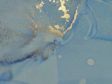 Folyo Su Boyası Mermeri. Altın Derece Arkaplan. Mavi Mermer Suluboya. Beyaz Alkol Mürekkebi Mermeri. Metal Alkol Mürekkep Arkaplanı. Altın yağlı boya. Jeodot Zarif Doku. Modern Soyut Resim.