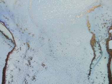 Folyo Su Boyası Mermeri. Bakır Su Rengi Arkaplanı. Lüks Alkol Mürekkebi Mermeri. Altın Mermer Suluboya. Mavi Yağlı Boya. Mavi Soyut Özgeçmiş. Jeodot Zarif Doku. Lüks Soyut Ressamlık.