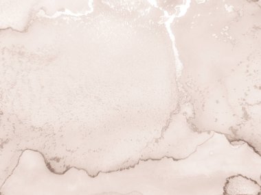 Altın Kahverengi Mermer. Modern Soyut Şablon Işık Doğu Arkaplanı. Beyaz Sanat Boyası. Parlak Alkol Mürekkep Tablosu. Kahverengi Renkli Işık Arkaplanı. Kahverengi Mermer Arkaplan. Beyaz Sıvı Doku.