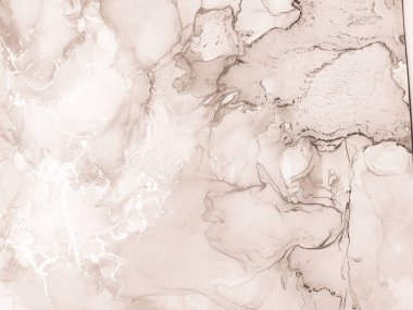 Parlak Kahverengi Mermer. Modern Soyut Şablon Beyaz Mermer Arkaplan. Kahverengi Jeot Parıltısı. Kahverengi Renkli Işık Arkaplanı. Bronz doğulu arka plan. Kahverengi mürekkep boyası. Altın Alkol Mürekkebi Mermeri.