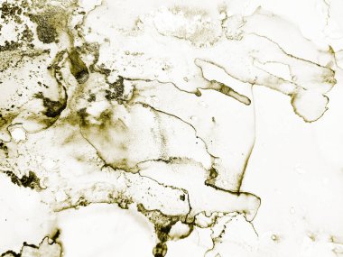 Altın Su Rengi Parıltısı. Altın Sanat Boyası. Hafif Alkol Mürekkebi Tablosu. Folil Grunge arka planı. Sıvı Lüks Parlatıcı. Tahıl doğulu arka plan. Su Boyası Arkaplanı. Altın Işık Lüks Boyama.