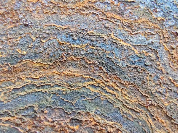 Placa Aço Vintage Vermelho Rusty Corrosion Background Metal Dark Rusty — Fotografia de Stock