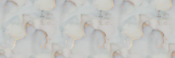 Marmo Acquerello Oro Pittura Blu Foglio Sfondo Astratto Tela Bianca — Foto Stock