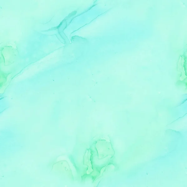 Marmo Acquerello Blu Sea Fluid Seamless Repeat Sky Water Color — Foto Stock