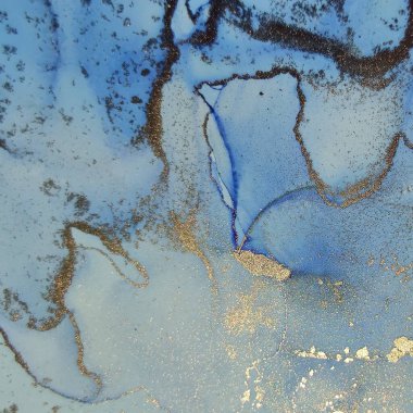 Folyo Alkol Mürekkebi Mermeri. Mavi Soyut Özgeçmiş. Lüks Su Rengi Tuvali. Altın Mermer Suluboya. Metal Alkol Mürekkep Suluboya. Mavi Yağlı Boya. Jeodot Zarif Doku. Lüks Soyut Ressamlık.