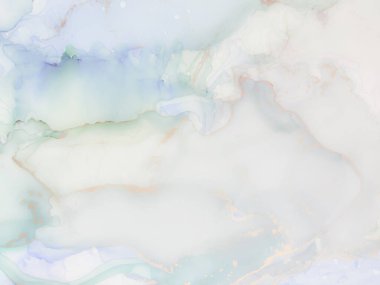 Mavi Su Renkli Mermer. Parlak Su Rengi Arkaplanı. Lüks Alkol Mürekkebi Mermeri. Yeşil Gradyan Suluboya. Altın yağlı boya. Folil Mermer Arkaplan. Hafif Zarif Parıltı. Modern Soyut Resim.