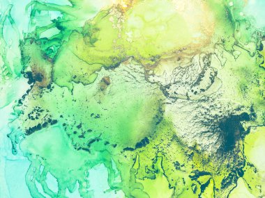 Folyo Alkol Mürekkebi Mermeri. Altın Soyut Suluboya. Lüks Su Boyası Mermeri. Yeşil Yağlı Boya. Mavi Mermer Arkaplan. Bronz Su Boyası Suluboya. Jeodot Zarif Doku. Lüks Soyut Şablon.