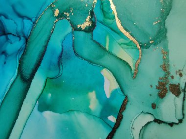 Mavi Su Renkli Mermer. Lüks Alkol Mürekkep Tablosu. Altın yağlı boya. Folil Mermer Arkaplan. Yeşil Soyut Suluboya. Bronz Su Boyası Suluboya. Akıcı Zarif Parıltı. Lüks Soyut Ressamlık.