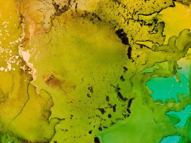 Mavi Alkol Mürekkebi Mermeri. Mavi Su Renkli Mermer. Altın Soyut Arkaplan. Mavi Mermer Suluboya. Altın mürekkep boyası. Lüks Soyut Şablon. Altın Sıvı Zarif Parıltısı. Yeşil Su Rengi Arkaplanı.