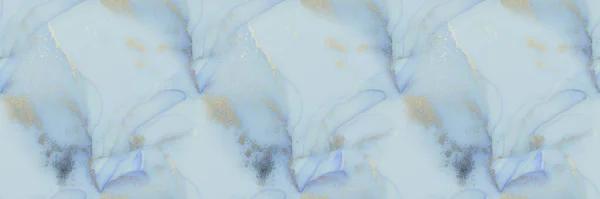 Goud Aquarel Marmer Folie Marmeren Achtergrond Blauwe Inkt Verf Moderne — Stockfoto