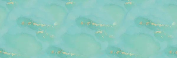 Золотой Алкогольный Чернильный Мрамор Блёстки Жидкости Blue Art Paint Акварель — стоковое фото