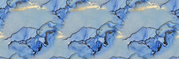 Blaue Alkoholfarbe Marmor Vorhanden Moderne Abstrakte Malerei Foil Marmor Hintergrund — Stockfoto