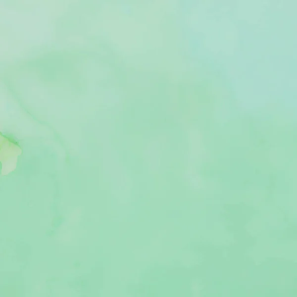 緑色の水の色大理石 青い大理石の背景 緑のグラデーションの水彩 ホワイトアルコールインクの背景 ブルーオイルペイント アルコールインクのキャンバスを教えます 優雅な模様を描く 現代のアブストラクトテンプレート — ストック写真
