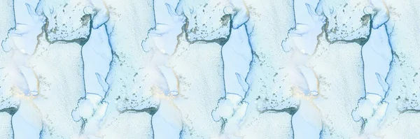 Folha Mármore Cor Água Geode Textura Sem Costura Azul Sem — Fotografia de Stock