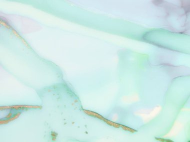 Altın Alkol Mürekkebi Mermeri. Mavi Akışkan Şablon. Lüks Soyut Ressamlık. Mavi Gradyan Suluboya. Altın rengi mermer. Altın Mermer Arkaplan. Mavi Sanat Boyası. Yeşil Su Rengi Arkaplanı.