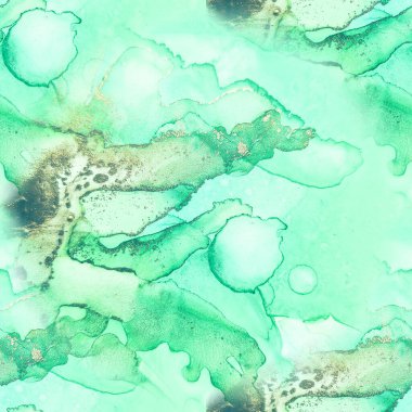 Altın Alkol Mürekkebi Mermeri. Mavi mürekkep boyası. Akışkan Zarif Doku. Folil Mermer Arkaplan. Yeşil Gradyan Suluboya. Lüks Dikensiz Boyama. Beyaz Su Renk Tablosu. Bronz Alkol Mürekkebi Arkaplanı.